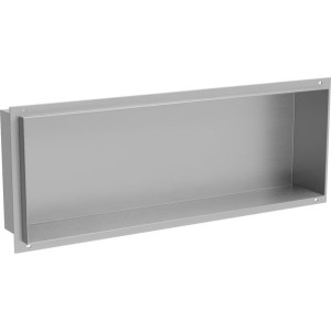 Mexen X-Wall-NR półka wnękowa bez kołnierza 60 x 20 cm, inox - 1911602010