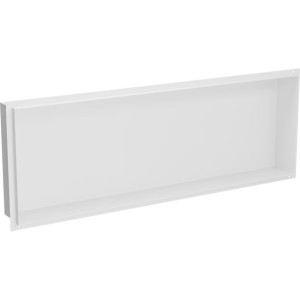 Mexen X-Wall-NR półka wnękowa bez kołnierza 90 x 30 cm, biała - 1921903010
