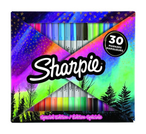 Marker Permanent Sharpie Fine Fold Asst Zestaw /30 Kolorów/