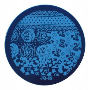 blaszka JQ69 płytka wzorków stempel koronki róże