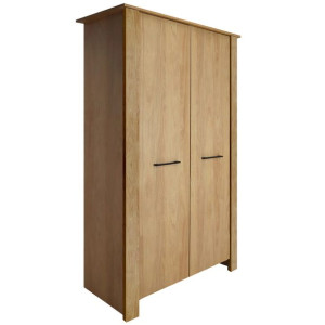 Szafa dwudrzwiowa 116cm hikora naturalna OSTIA