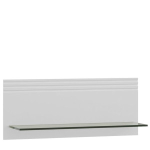 Biała półka ścienna wisząca 63cm matowa EMPERIO