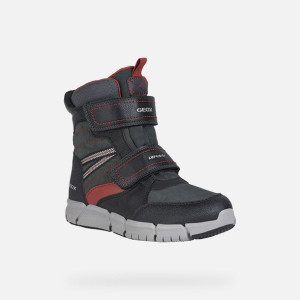 Geox Obuwie Śniegowce J049xa Flexyper Roz. 30 Black/red