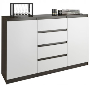 Komoda 160 Szafka 4 Sz. 3 Półki Wenge Mix R160s4