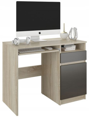Meble biurko stolik 96cm sonoma mix wenge N35