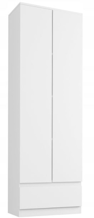 Szafa regał biurowy książki 60cm 2d 1sz biała B-4
