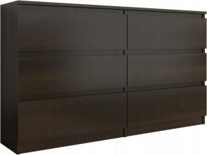 Komoda 140 Cm Wenge Szafka 6 Szuflad Producent Pl
