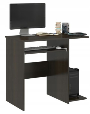 Biurko Komputerowe 80cm Stolik Laptop Wenge N-5