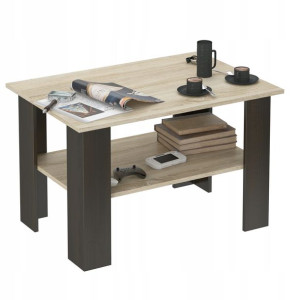 Ława Stolik Kawowy Stół Kolor Sonoma Mix Wenge A-1