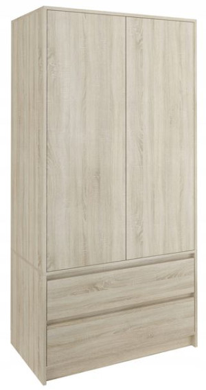 Szafa garderoba 90cm 2d 2sz sonoma B-9