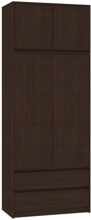 Szafa garderoba 90cm 2d 2sz wenge + nadstawka B-9N
