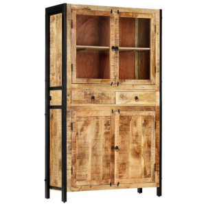 Kredens, 100 x 40 x 175 cm, lite drewno mango