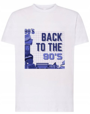 T-Shirt kultowy nadruk powrót do lat 90 r.M