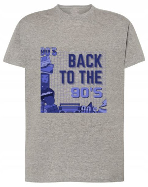 T-Shirt kultowy nadruk powrót do lat 90 r.XS