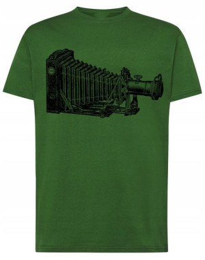 T-shirt Męski Aparat Vintage Retro Rozm.L