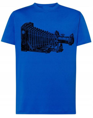 T-shirt Męski Aparat Vintage Retro Rozm.S
