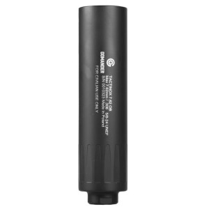 Tłumik nierdzewny Tactinox 7.62 OB nasuwany, 42 mm czarny