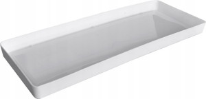 PODSTAWKA do skrzynki balkonowej 40 cm BIAŁA