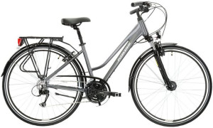 Rower Trans 4.0 Kross damski 28" x 17" w kolorze grafitowo-białym