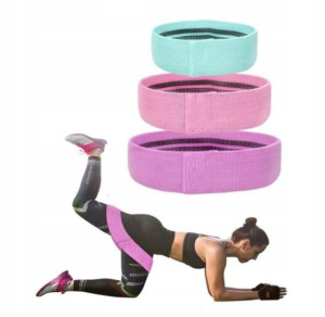 3 Gumy Oporowe Fitness Materiałow Taśmy Do Ćwiczeń