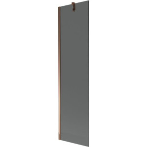 Mexen Next parawan nawannowy 1-skrzydłowy 50 x 150 cm, grafit, różowe złoto