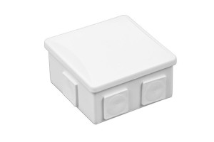 Puszka natynkowa 6 dławików IP44 80x80x40 biały PAWBOL
