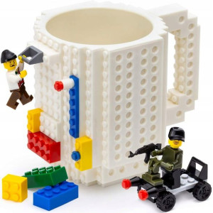 Kubek klockowy LEGO *BIAŁY* 350 ml