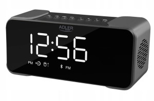 Radio Budzik Zegar Bezprzewodowy Bluetooth/SD/USB