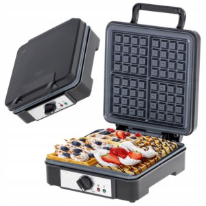 Gofrownica 4 Chrupiące Gofry Duża Moc 1800w