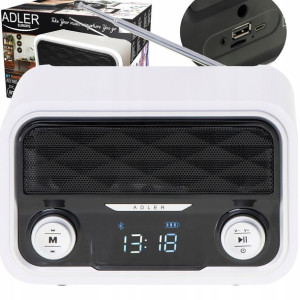 Radio Odtwarzacz Bluetooth/fm/sd/usb/mp3 50stacji