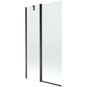 Mexen Flip parawan nawannowy 1-skrzydłowy 100 x 150 cm, transparent, czarny