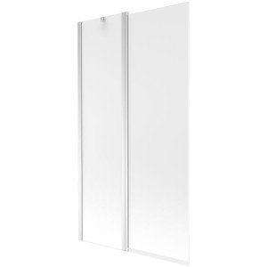 Mexen Flip parawan nawannowy 1-skrzydłowy 100 x 150 cm, szron, chrom