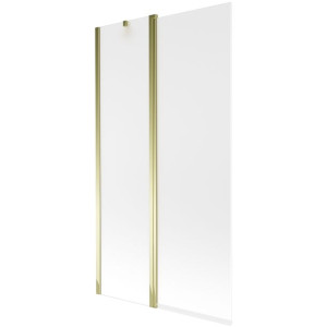 Mexen Flip parawan nawannowy 1-skrzydłowy 100 x 150 cm, szron, złoty