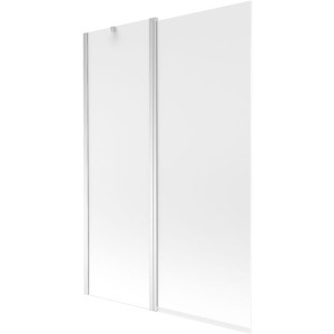 Mexen Flip parawan nawannowy 1-skrzydłowy 120 x 150 cm, szron, chrom