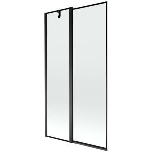 Mexen Flip parawan nawannowy 1-skrzydłowy 100 x 150 cm, czarny wzór, czarny