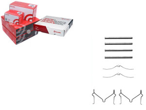 Zestaw Montażowy Klocków Hamulc. Brembo