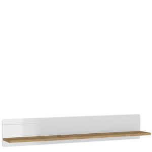 Półka na ściane wisząca 120cm hikora naturalna GRAND