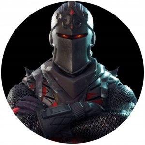 Opłatek Na Tort Okrągły 20 Cm Fortnite Gra Napis