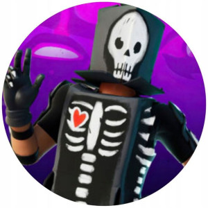 Opłatek Na Tort Okrągły 20 Cm Fortnite Gra Napis