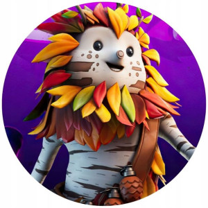 Opłatek Na Tort Okrągły 20 Cm Fortnite Gra Napis