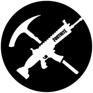 Opłatek Na Tort Okrągły 20 Cm Fortnite Gra Napis