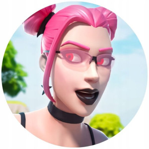 Opłatek Na Tort Okrągły 20 Cm Fortnite Gra Napis