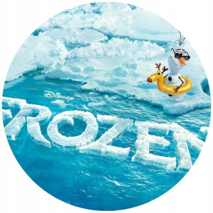 Opłatek Na Tort Okrągły 20 Cm Frozen Kraina Lodu