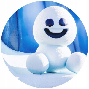 Opłatek Na Tort Okrągły 20 Cm Frozen Kraina Lodu