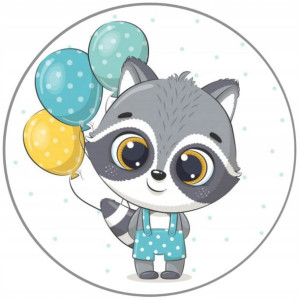Opłatek Na Tort Okrągły 20 Cm Roczek Baby Shower