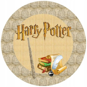 Opłatek Na Tort Okrągły 20 Cm Harry Potter Prezent