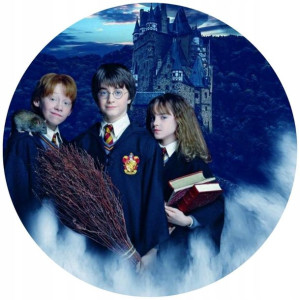 Opłatek Na Tort Okrągły 20 Cm Harry Potter Gratis