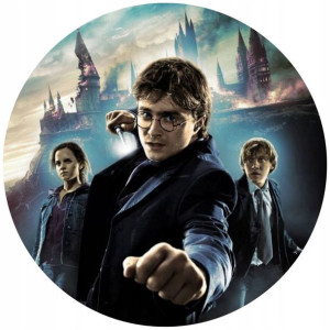 Opłatek Na Tort 20cm Harry Potter Twój Napis Magia