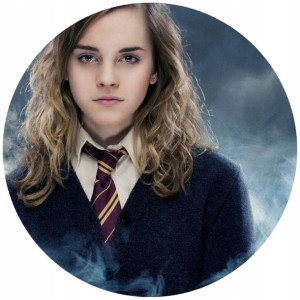 Opłatek Na Tort 20cm Harry Potter Napis Miotła
