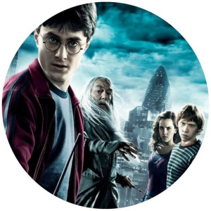 Opłatek Na Tort 20cm Harry Potter Twój Napis Magia